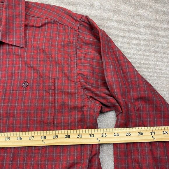 Patagonia Organic Cotton red size Large Men's Flannel Shirt - Picture 6 of 13